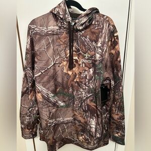 Dunbrooke New Orleans Saints Camo Hoodie - Brown & Green